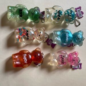 Jelly Bear Keychains Set 6